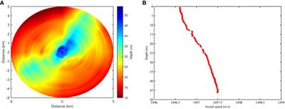 Three-dimensional acoustic propagation of noise from impact pile driving in a complex costal environment and its effects on large yellow croaker (Pseudosciaena crocea)